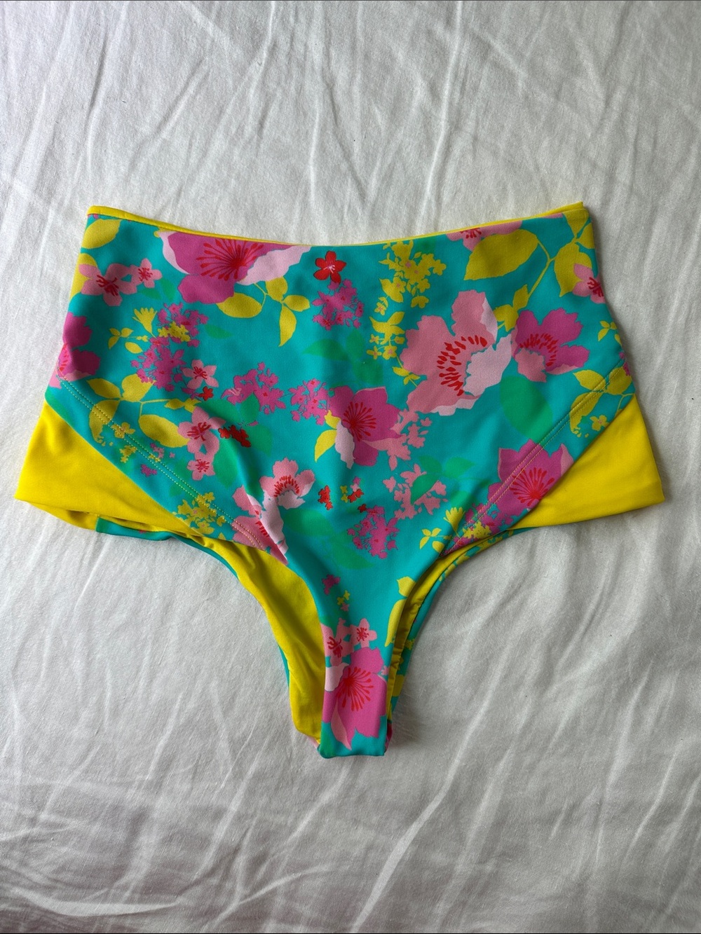 Lolli High Waist Cheeky Bikini Bottoms